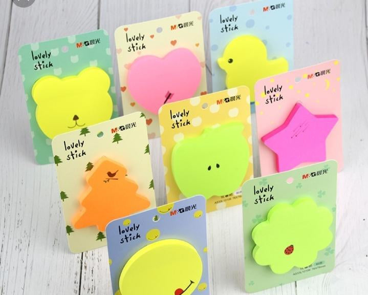 Neon Color Sticky Notes For Kid's