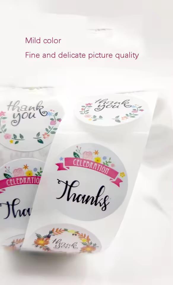 Thank You Stickers Labels Stamps - Ideal Accessory