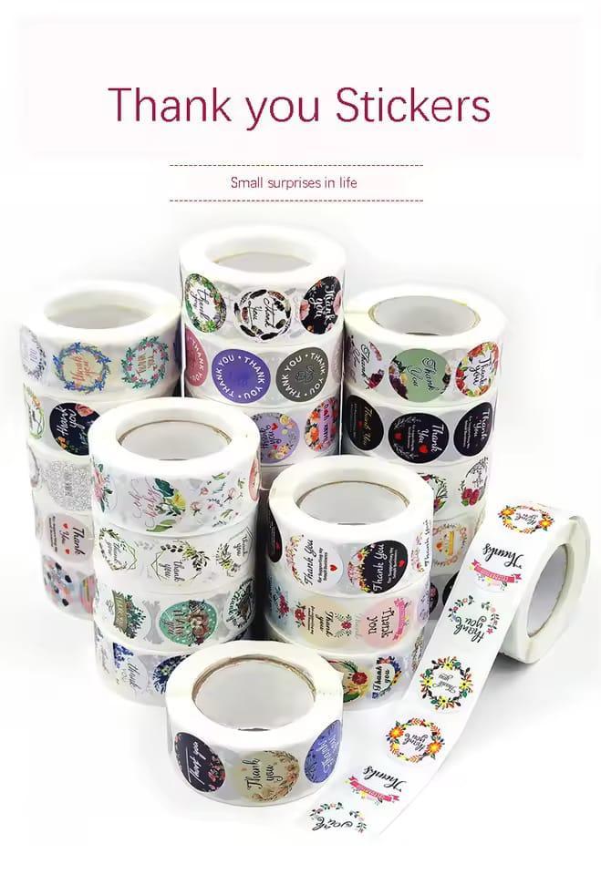 Thank You Stickers Labels Stamps - Ideal Accessory
