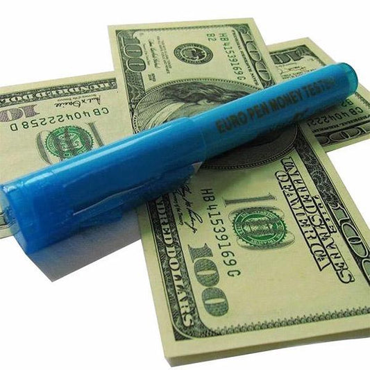 2 in 1 Money  checker Pen UV Light Pen Euro Pen